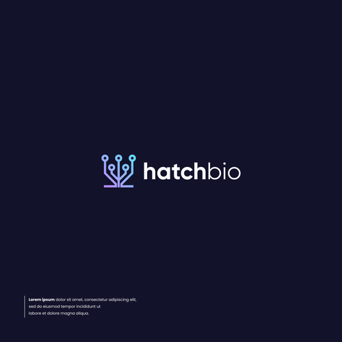 Design a logo for an innovative biotech company that efficiently hatches new medicines Design by yapo™