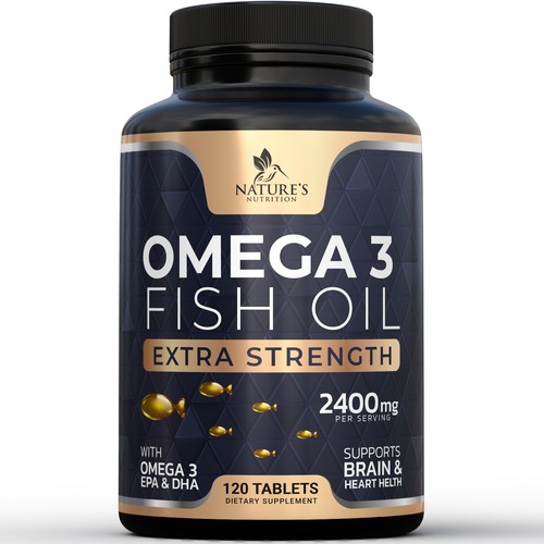 Designs | Omega 3 Fish Oil Design needed for Nature's Nutrition ...