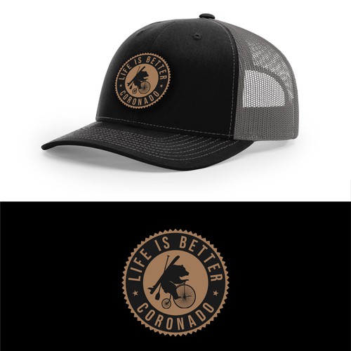 Design di Leather Patch Hat di BintangSickwild