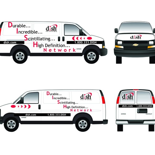 Diseño de V&S 002 ~ REDESIGN THE DISH NETWORK INSTALLATION FLEET de sAb the DeSigner