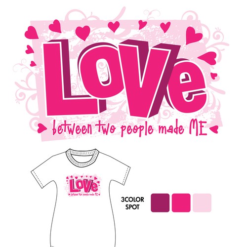 Positive Statement T-Shirts for Women & Girls Design by Dani4849