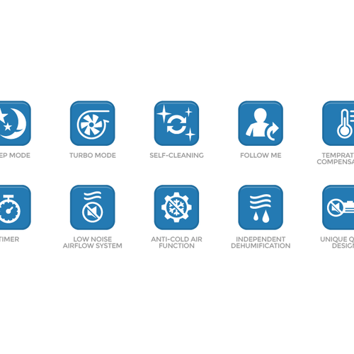 Redesign 43 Feature Icons Design by Wenwen