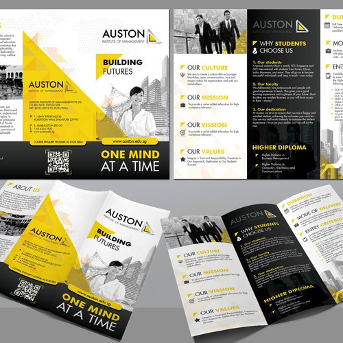 Course Brochure for a University Design by Hadi (Achiver)