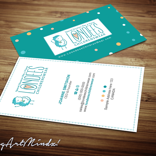 Create business card for luxury online baby boutique Diseño de oeingArtMindZ