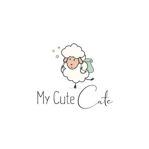 Logo for "My Cute Cate" Design by Mararti