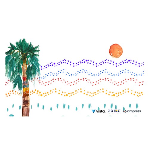 Virtual backgrounds for PRIDE month (multiple winners) Diseño de Z_Tasarim