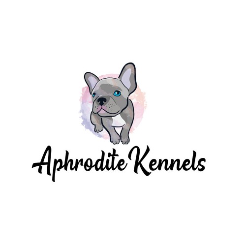 Diseño de Design logo for French Bulldog breeder In Music City Aphrodite Kennels de paw vector