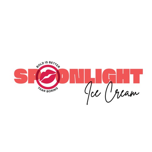 Bold and cheeky ice cream brand launching in AL/GA Design by ShailjaMishra
