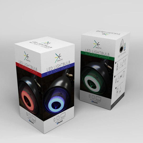 Packaging Design for LED BULB SPEAKER