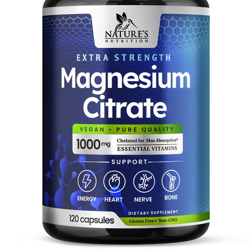 Premium Magnesium Citrate Design needed for Nature's Nutrition Design by Davi Giolo ★