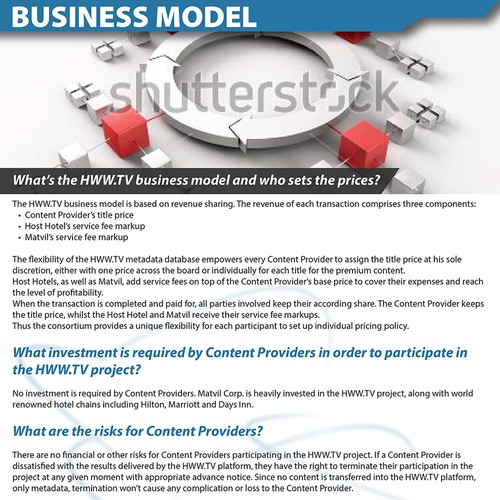 Create a corporate B2B brochure design Design by V.M.74