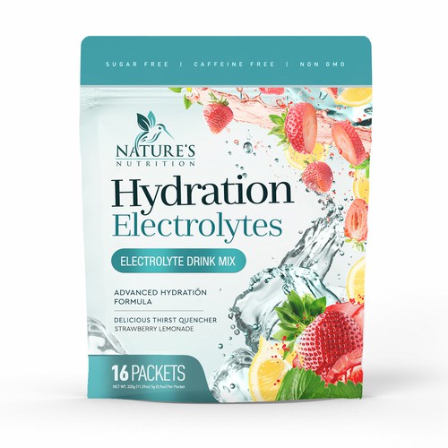 Refreshing Hydration Electrolytes Design Needed for Nature's Nutrition Design by a x i o m a ™