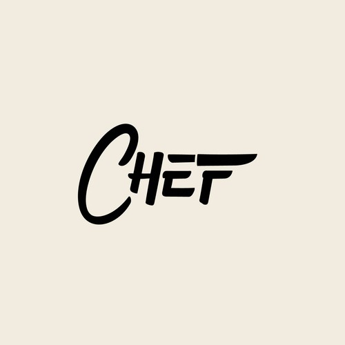 "CHEF": Food & Cooking Social Media Logo Design by Faveo®