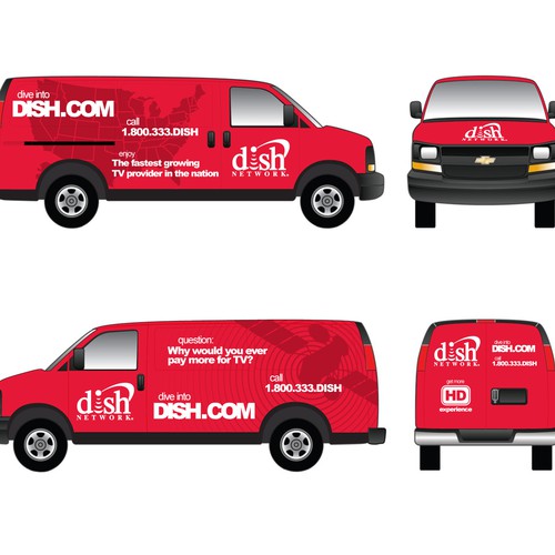 V&S 002 ~ REDESIGN THE DISH NETWORK INSTALLATION FLEET デザイン by hiddengood