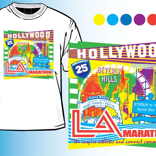 LA Marathon Design Competition Design by Thomas Ecker