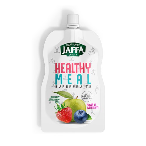 syakuroさんのDevelop Concept Design for Jaffa "Fruit in Pocket" adults’ fruit and berry pureeデザイン