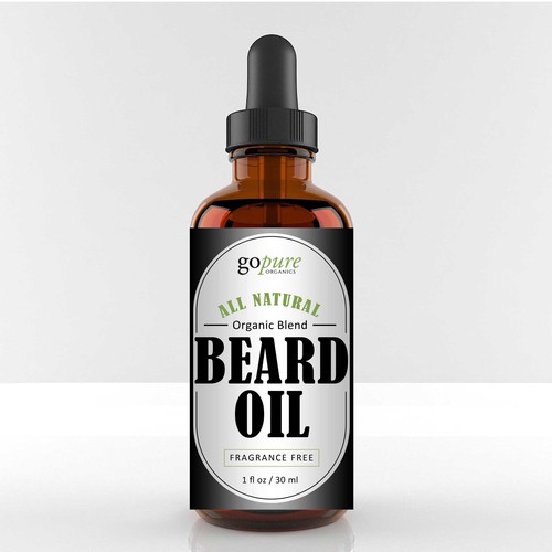 Create a High End Label for an All Natural Beard Oil! Diseño de Abacusgrp