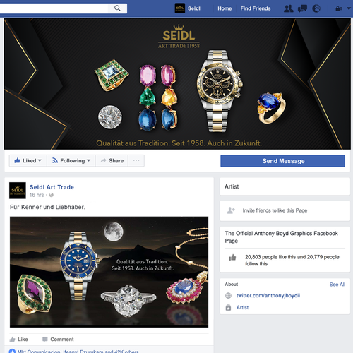 Social media page contest entry by nalll