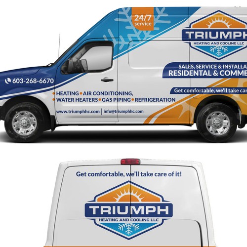 Hvac van wrap Design by AIMarNahD'99