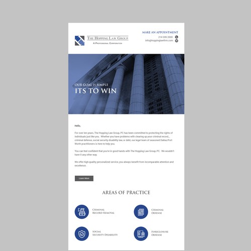 Designs | Law Firm Newsletter Template | Email contest