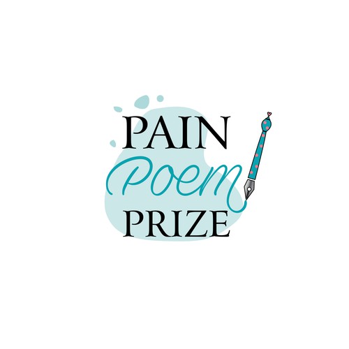 Diseño de Pain Poem Prize - Playful Logo de cvektor™