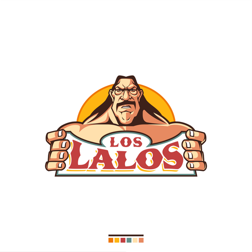 Argentinian Mexican gang boss retires to start a food gang -- needs fun cartoon logo! Design by Ammar elkapasa