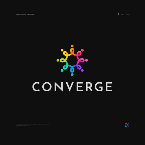 Logo for Converge event Design by FF3