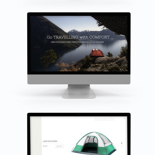 Web page design contest entry by slf1986