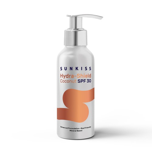 Luxury Sunscreen Label Design by CUPEDIUM