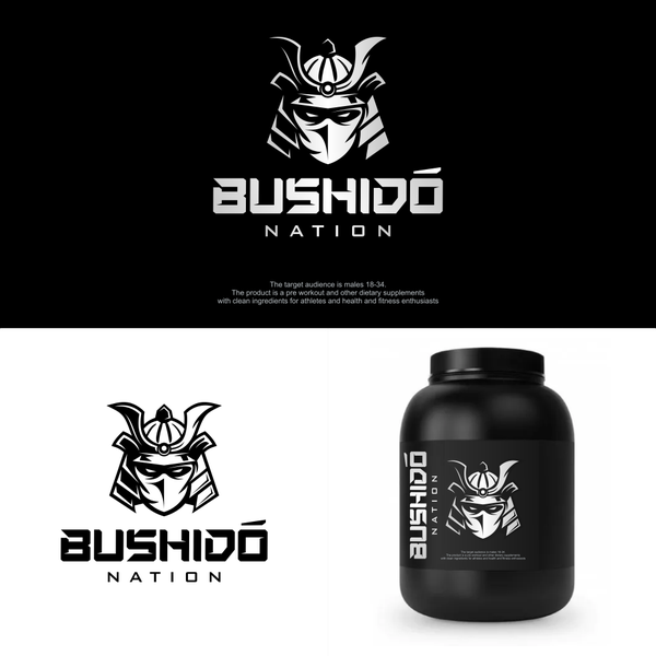 Logo Design for Samurai/Japanese inspired Sports Nutrition brand
