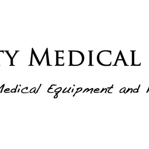Logo for Medical Supply Company to convey CUSTOMER SERVICE Logo