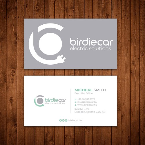 business card for company called birdie Design by ™SF_Design™