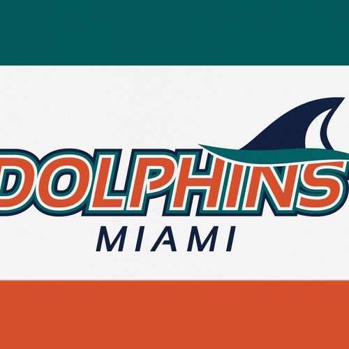 99designs community contest: Help the Miami Dolphins NFL team re-design its logo! Design réalisé par rar creative