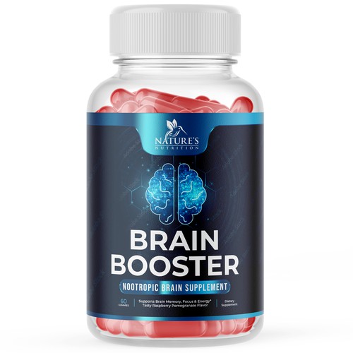 Brain Booster Supplement Design Needed for Nature's Nutrition Design by UnderTheSea™