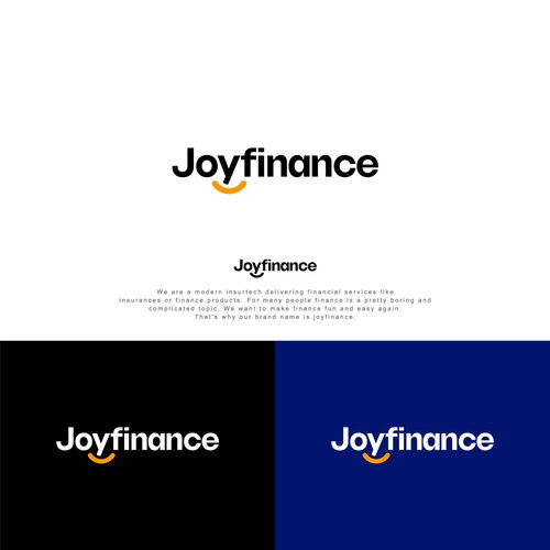 Logo & Styleguide for "Joyfinance" - An insurtech that makes finance fun and easy again Design by M_Studio™