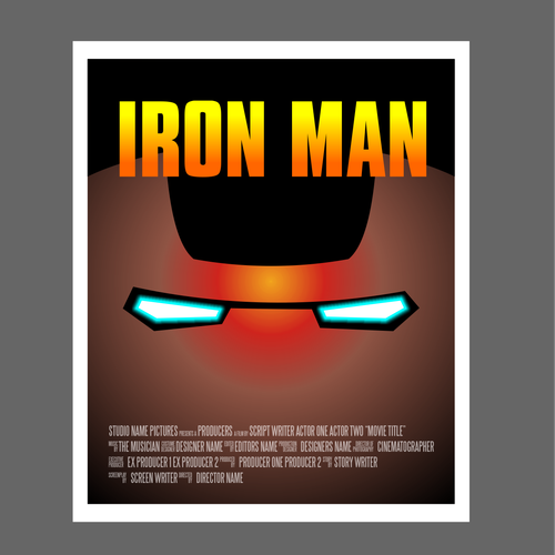 Create your own ‘80s-inspired movie poster! Design by hoGETz