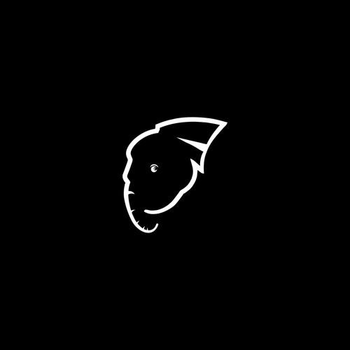 punk-rock elephant logo, for conflict yoga specialists. Réalisé par nehel