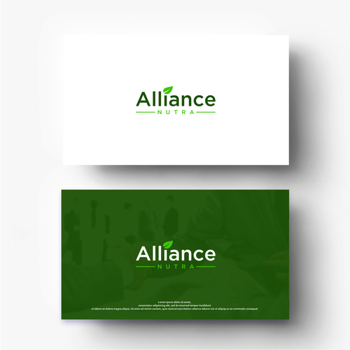 Alliance Nutra Logo Tournament Design by B W N P ™