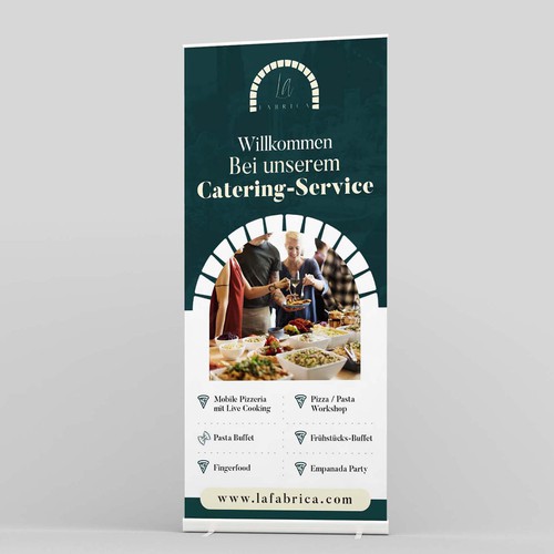 Roll-Up for special Catering Design von Monki D Loy