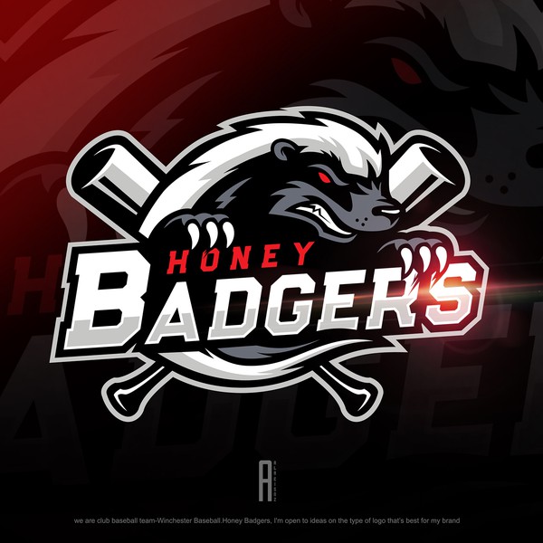 Design by Ala.eisnz titled "Honey Badgers"