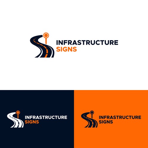 Infrastructure Signs | Construction/Sign Company Design by Qinzi Std