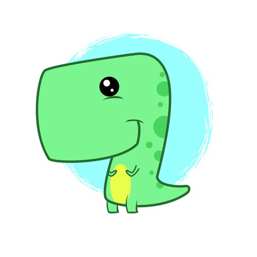 draw a cute T-REX icon/mascot Design by iqzir08