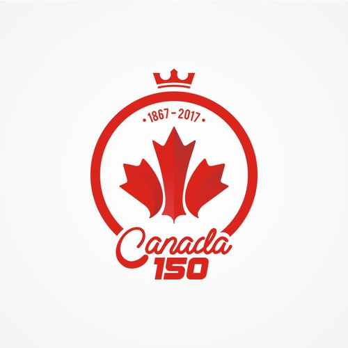 Community contest: Design Canada’s 150th birthday logo! Design by Shofieddin