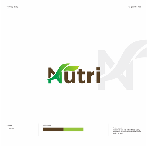 design a nutrition logo Diseño de egavolution