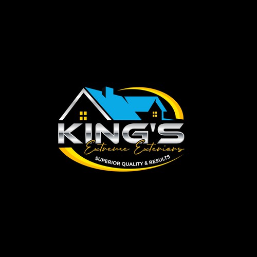 Exterior Construction Company Logo Design by eonesh