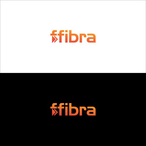 Logo for Fiber Internet Provider Diseño de @GadjahDesign