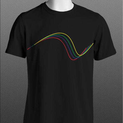 Design Line Graph T-Shirt di lelaart