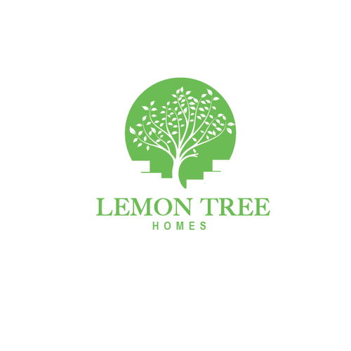 Lemon Tree Houses Logo Folegandros Island Resort in Greece! Design by Outer Space Media