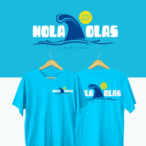 Hola Olas tee Design by raf7371