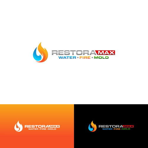 Restoration Company Branding. Design by Aleta21